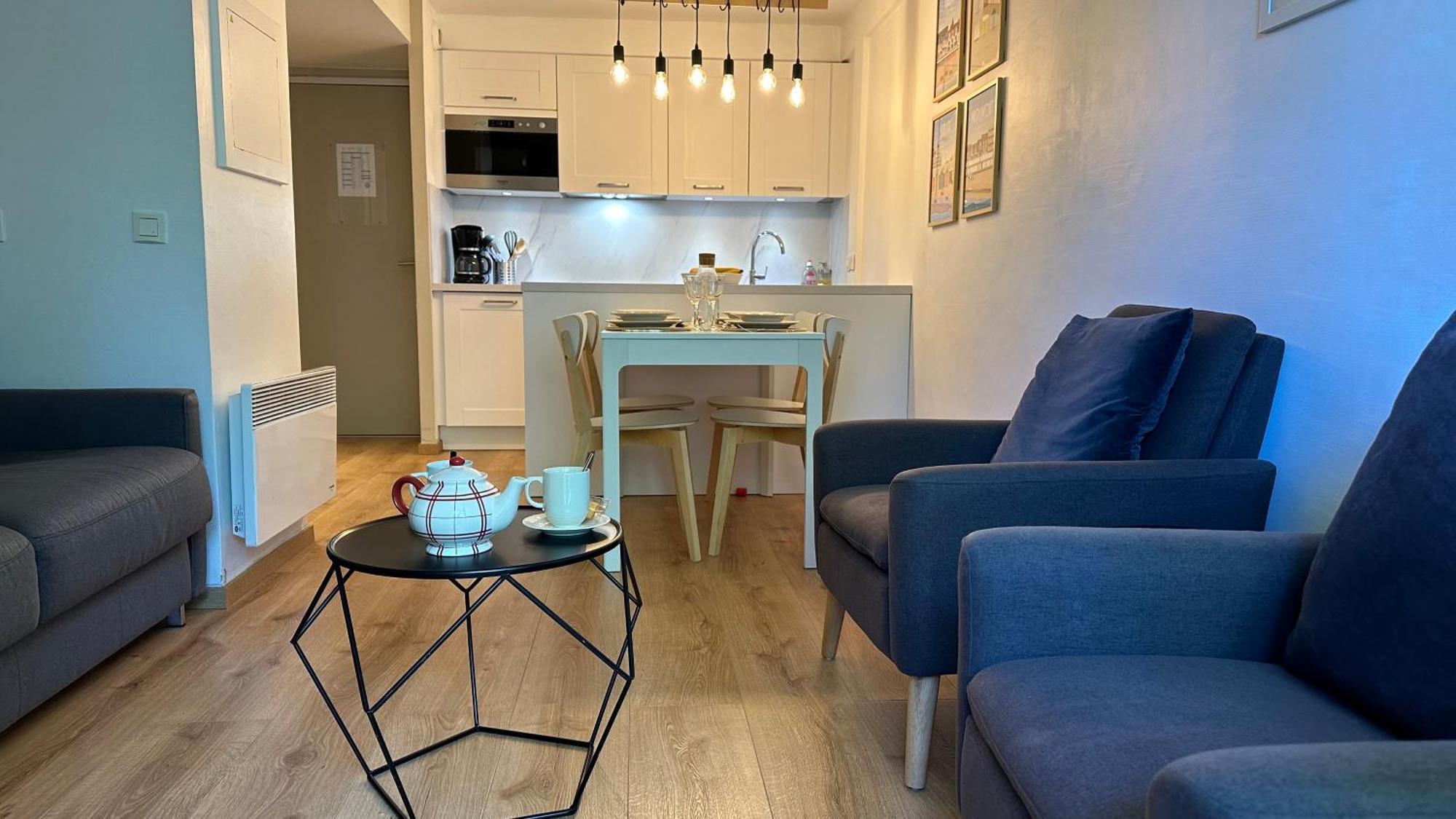 Appt 4 Pers-2 Chb-2 Sdb-Piscine-Linge Inclus-Literies Faites A L'Arrivee Inclus-Parking Apartment Le Touquet Ngoại thất bức ảnh